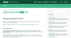 Desktop Screenshot of code.djangoproject.com