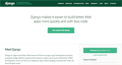 Desktop Screenshot of djangoproject.com